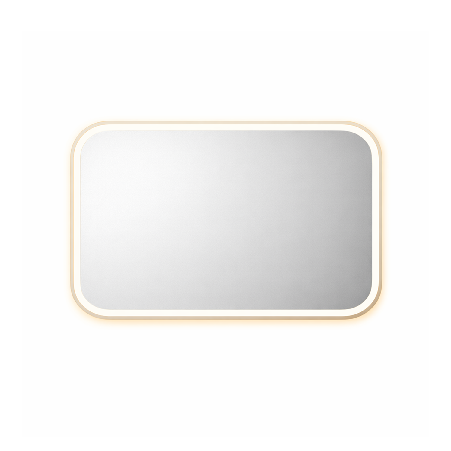 LED Rounded Rectangular Mirror | LED Mirror For Walls | 24x18 Inch High Quality Mirror | Mirror For Bathroom & Washroom