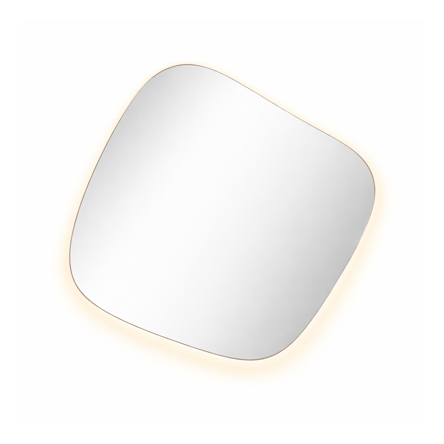 Amorphous Trendy LED Mirror | LED Mirror For Walls | 24x24 Inch High Quality Mirror | Mirror For Bathroom & Washroom