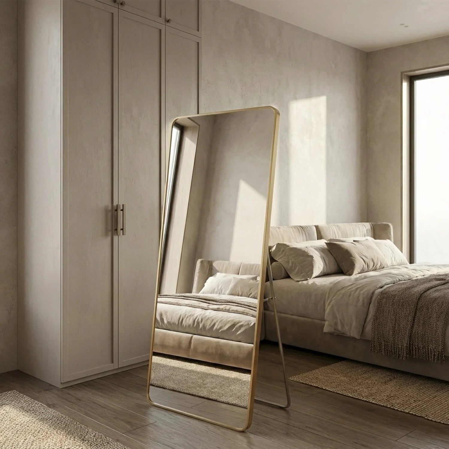 Classic Vertical Dressing Mirror | 24x48 Inch High Quality Mirror | Dressing Mirror For Vanity Vans, Makeup Rooms, Salons & Home Dressing Areas