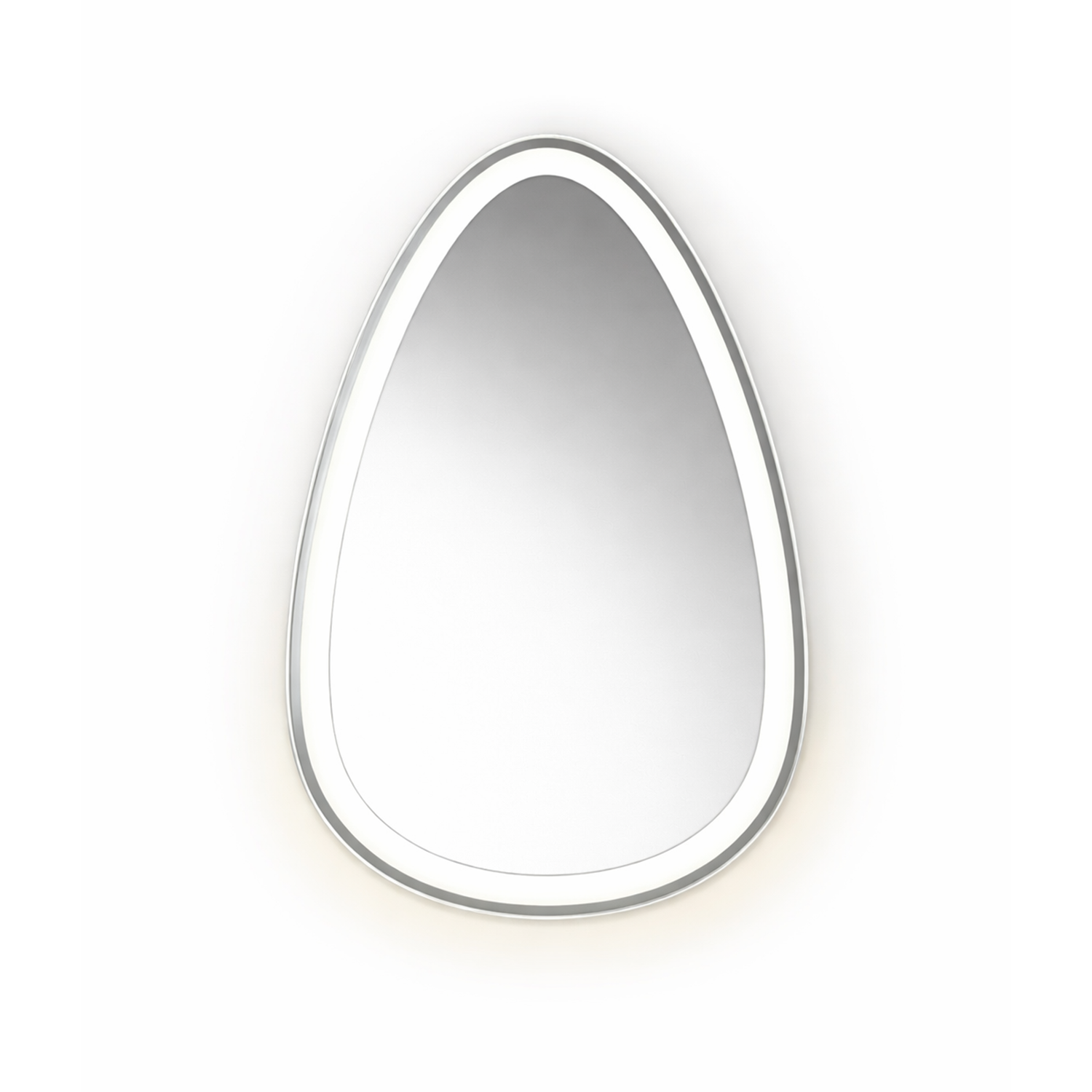 Teardrop LED Mirror | LED Mirror For Walls | 18x24 Inch High Quality Mirror | Decorative Mirror For Living Room, Bedroom & Washroom