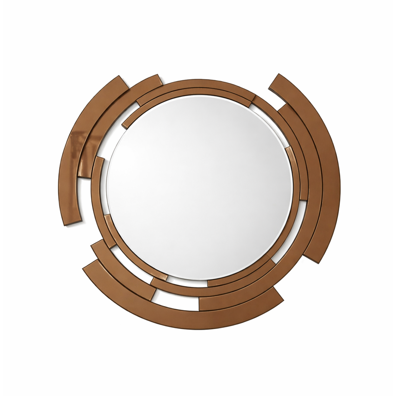 Modern Accent Mirror | Decorative Round Mirror For Walls | 24x24 Inch High Quality Mirror | Round Mirror For Living Room, Entryway, Bedroom & Washroom