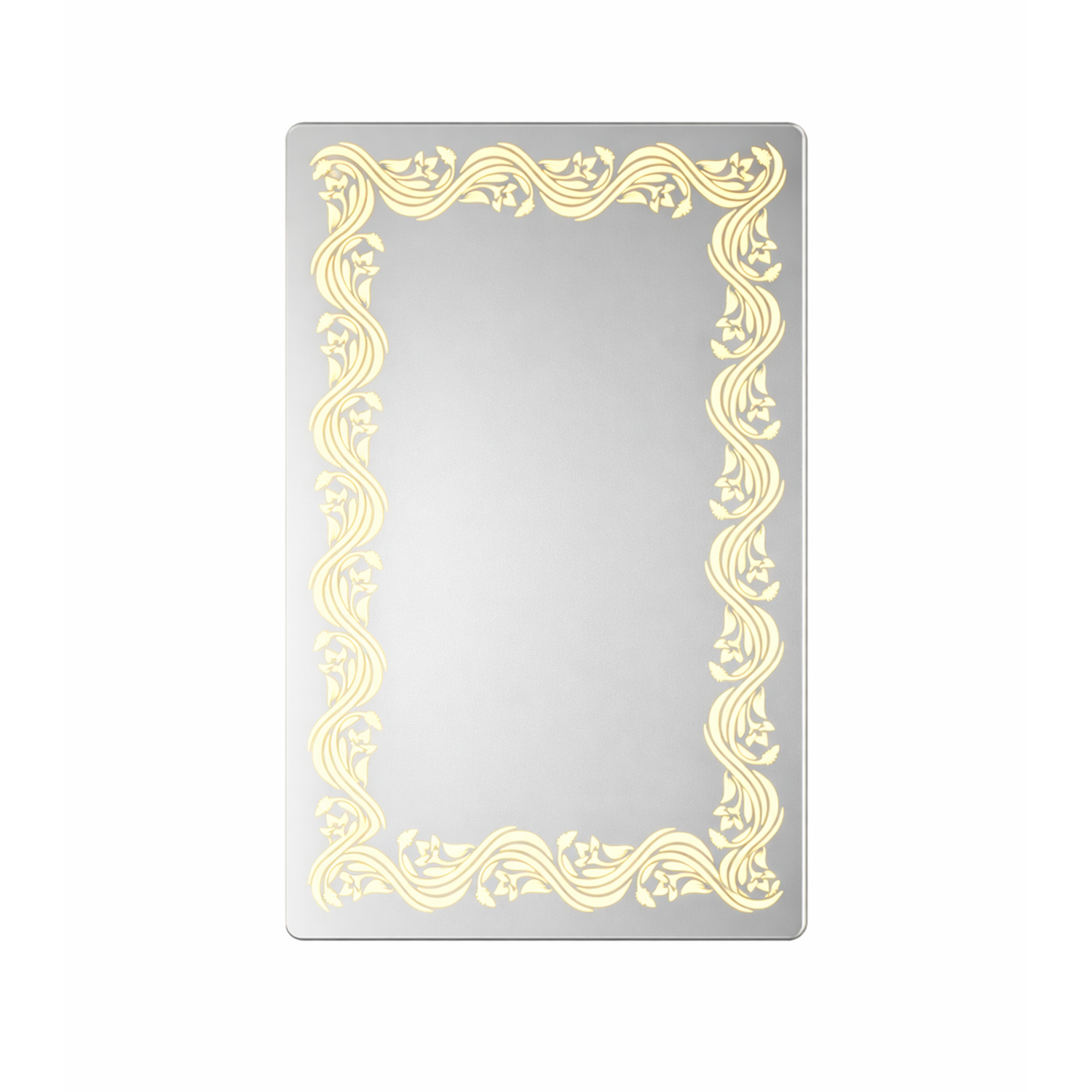 Sleek Rectangular Mirror | 18x24 Inch High Quality Mirror | Decorative Rectangular Mirror For Bathroom & Washroom