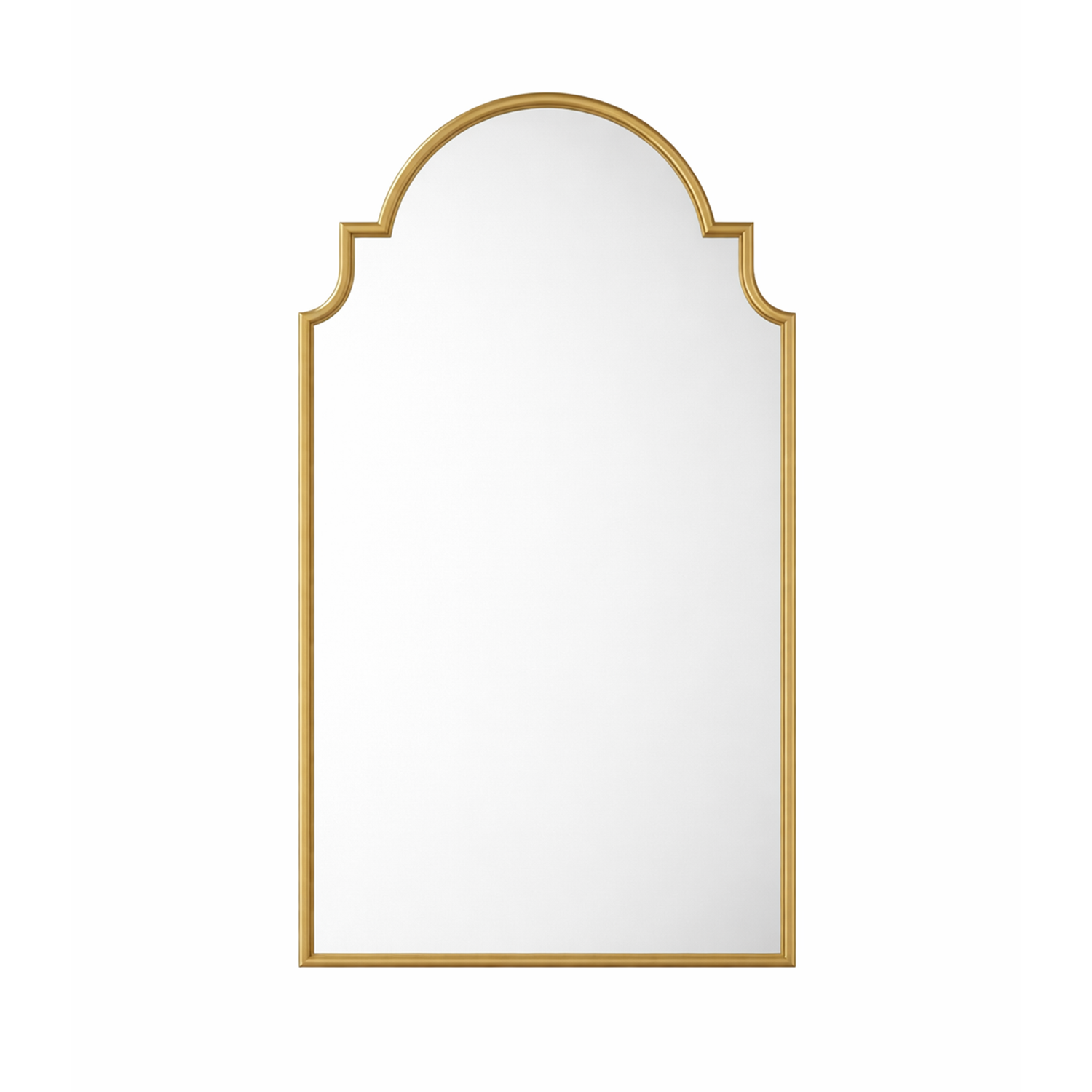 Decorative Gold Outline Mirror | Decorative Mirror For Walls | 18x24 Inch High Quality Mirror | Mirror For Bathroom & Washroom